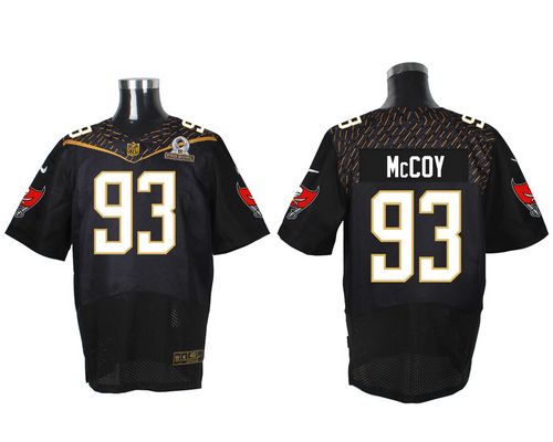 Nike Buccaneers #93 Gerald McCoy Black 2016 Pro Bowl Men's Stitched NFL Elite Jersey